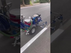 Что основные особенности гидравлической холодной машины дорожной разметки?