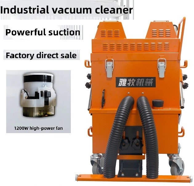 Industrial Concrete Vacuum Cleaner  Maximum Air Volume 41L Dust Capacity